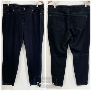 J.Jill Stretch Mid Rise Slim Jeans Minimalist Essential Stretch Soft Comfort